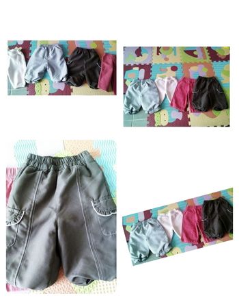 Lot de 4 pantalons fille en 3 mois