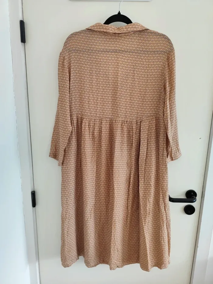 Belle robe longue American Vintage marron neuve - photo numéro 8