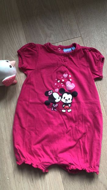 Barboteuse disney Mickey Minnie 6 mois