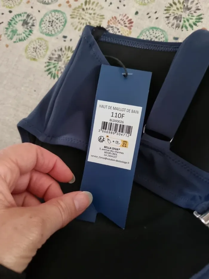 Maillot de bain grande taille neuf 110F_52/54 - photo numéro 6