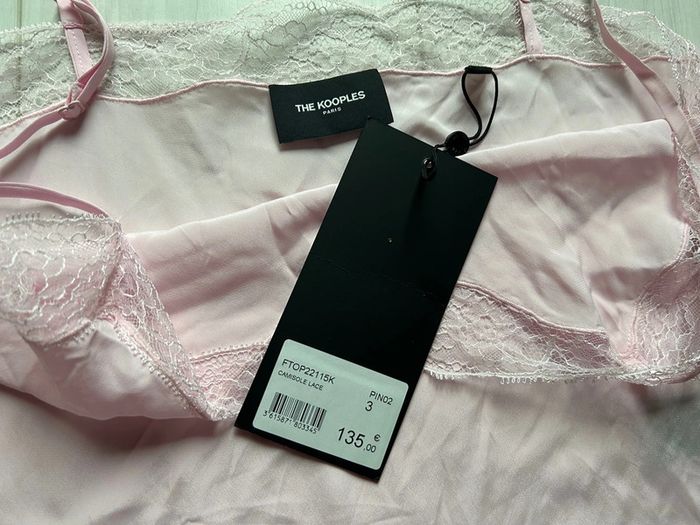 Caraco The Kooples rose T. 3 neuf - photo numéro 5