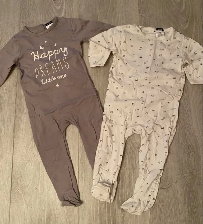 Lot de 2 pyjama fins kiabi 18 mois