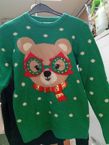 Pull vert Gémo 12 ans 