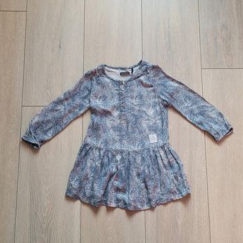 Robe fluide noir et blanche. Fille 24 mois. Marque Ikks