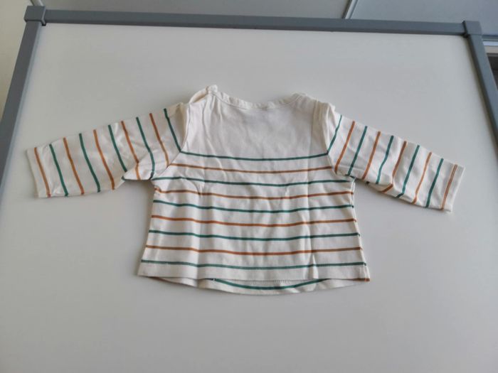 Tee-shirt manches longues "Maman bisou" 3 mois Tape à l'oeil - photo numéro 2