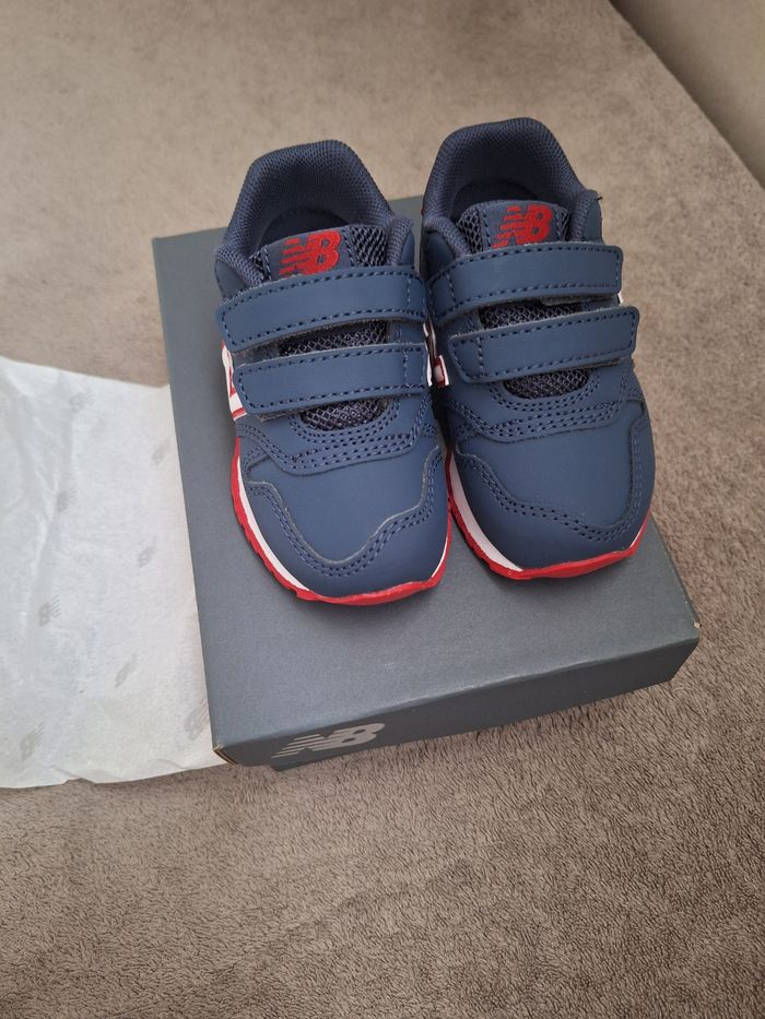 Chaussures basket New balance taille 22 bleu - photo numéro 2