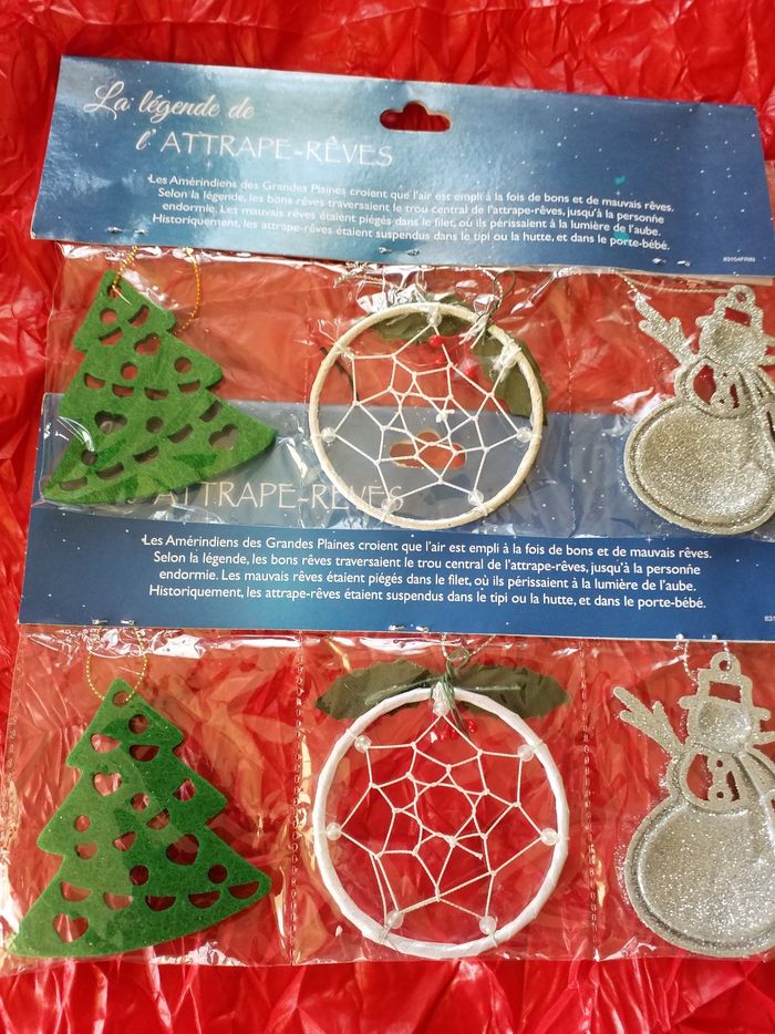 Lot de 2 ce décoration a suspendre sur le sapin 🎄 neuf - photo numéro 2