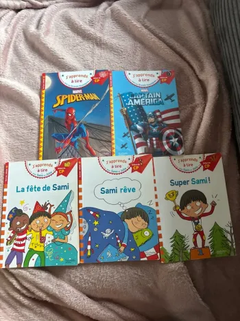 Lot de 5 livres j’apprends à lire