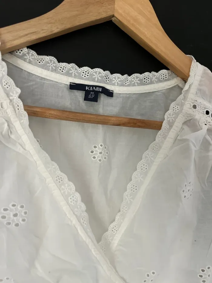 Blouse broderie anglaise Kiabi - photo numéro 3