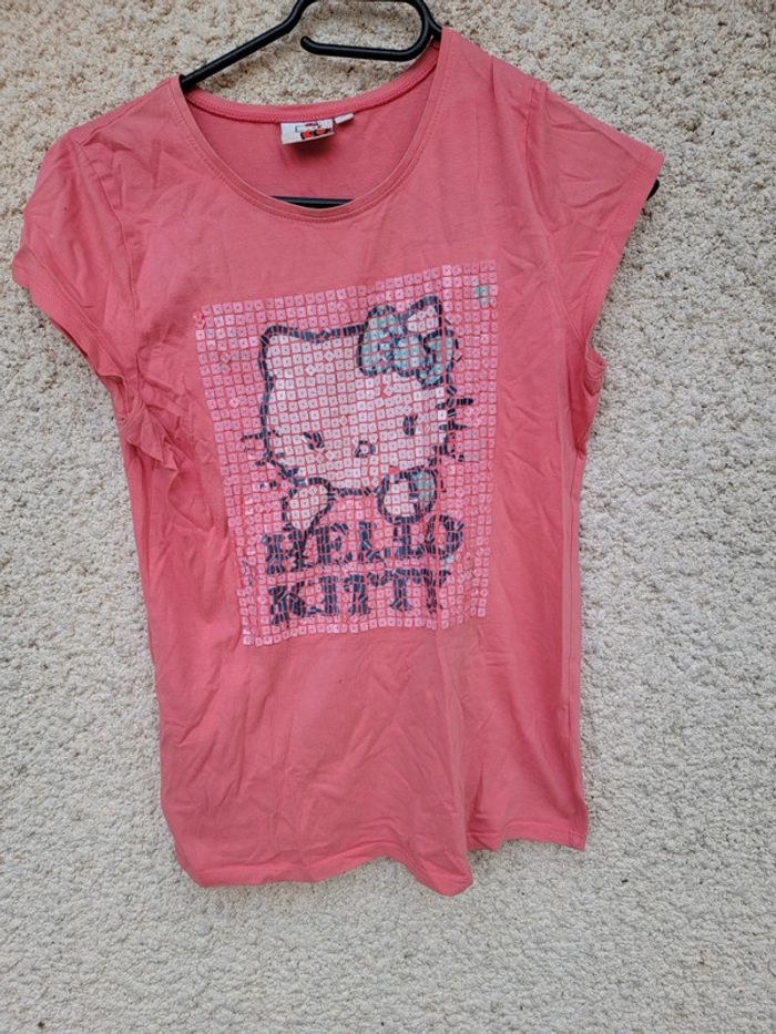 T-shirt Hello Kitty original mosaïque vintage tendance chic