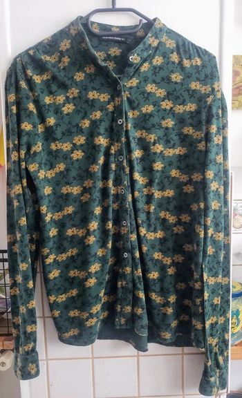 Chemise boutonnée manches longues