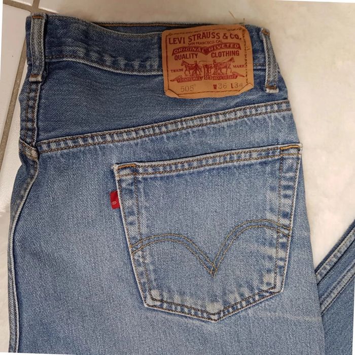 Jean Levi's 505 W36 L34 Bleu - photo numéro 5