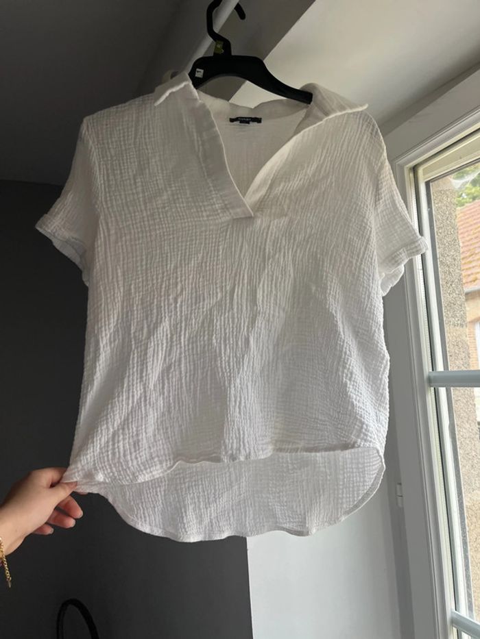 T-shirt en gaze de coton