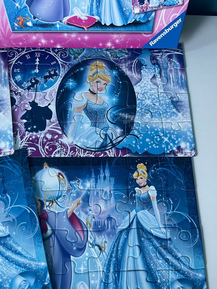 2 puzzles 24 pièces Disney princesse cendrillon - photo numéro 2