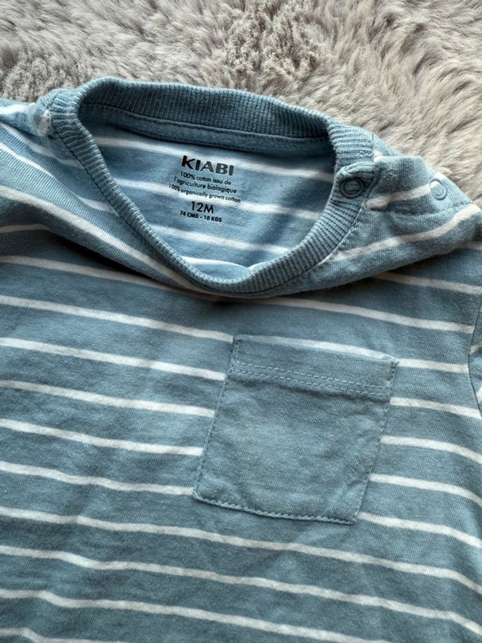 Tee shirt bleu ciel - photo numéro 2