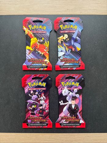 Pokémon Artset Blister Rivalités Destinées EV10 Écarlate et Violet Neuf Français