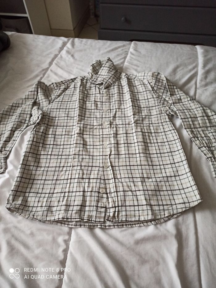 Chemise à carreaux 10 ans