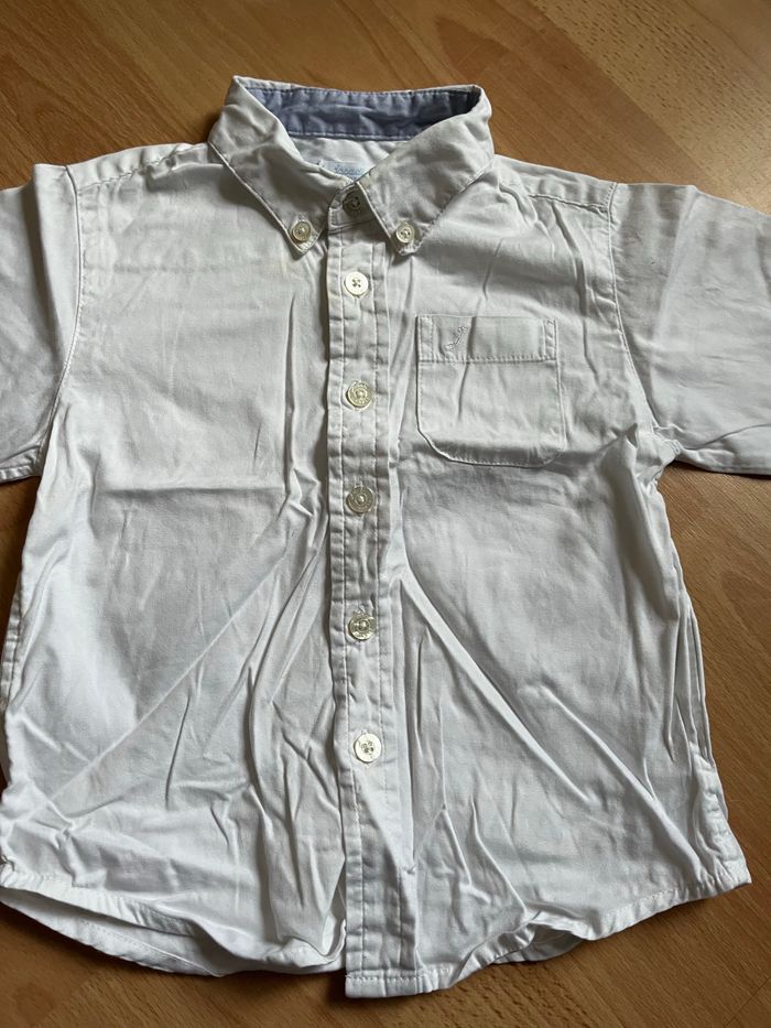 Belle chemise blanche ML JACADI T. 2 ans/24 mois garçon TBE - photo numéro 3