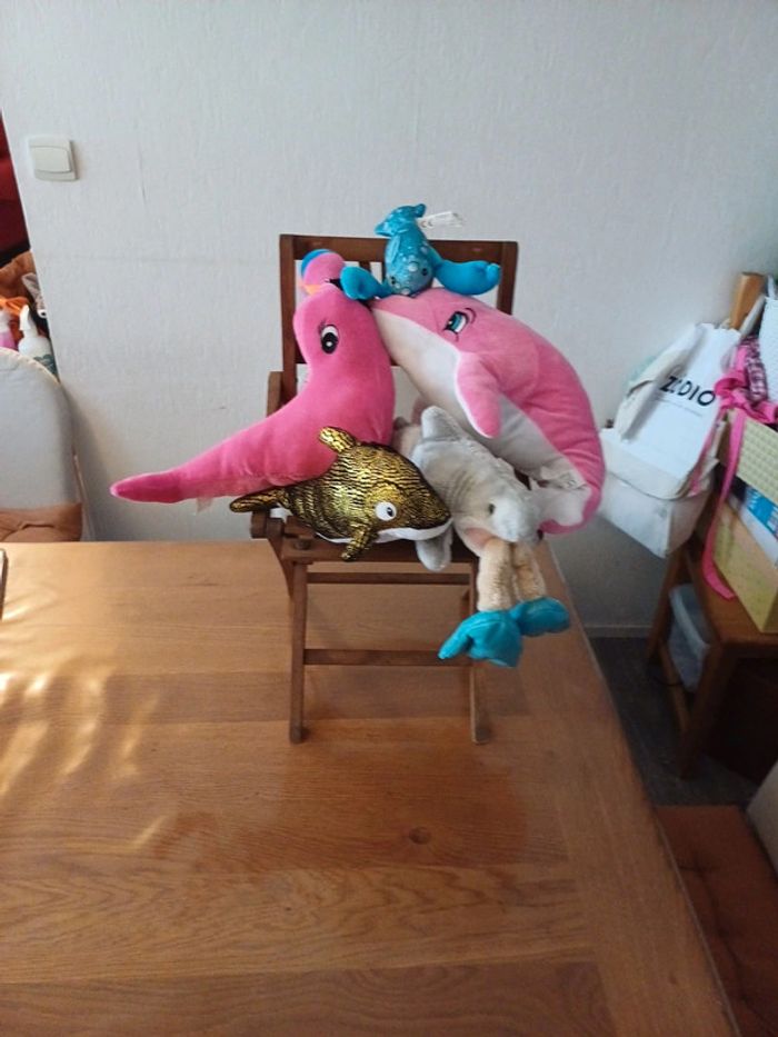 Lot de 5 peluches animaux - photo numéro 2