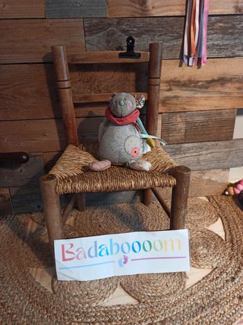 Peluche souris musicale Moulin roty tbe