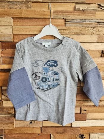 Tee-shirt manches longues garçon 12mois
