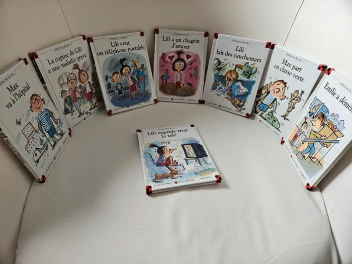 Lot de 8 livres ainsi va la vie