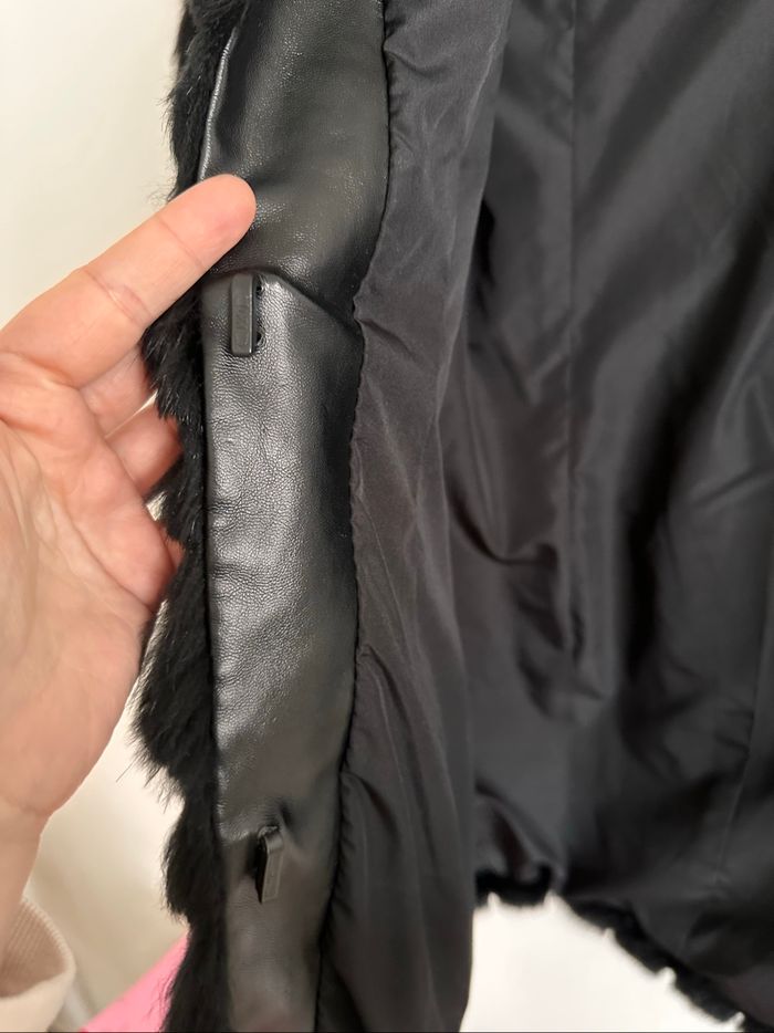 Manteau en fourrure taille L ( très agréable ) - photo numéro 3