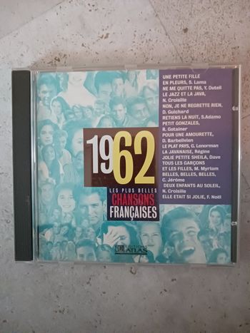 CD 1962 les plus belles chansons françaises