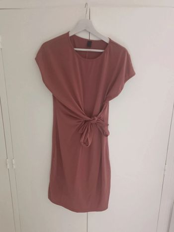 Robe rose avec noeud - taille S - SHEIN