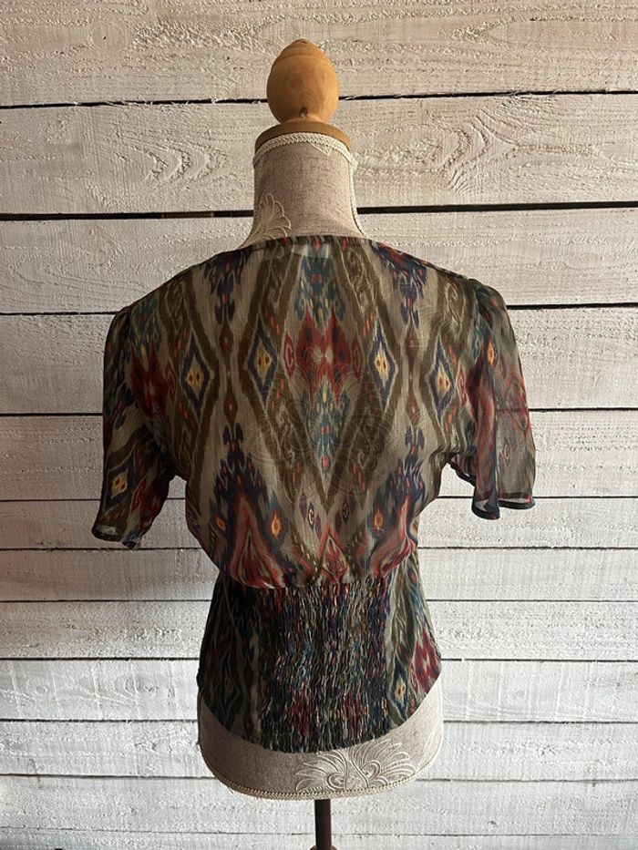 Blouse manches courtes multicolore promod - photo numéro 3