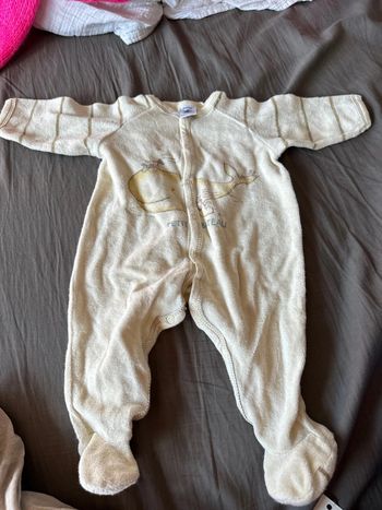 Petit bateau pyjama en éponge 6m
