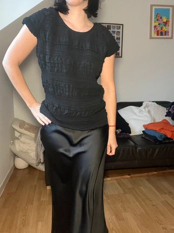 Haut noir texturé - Isabel Marant - S