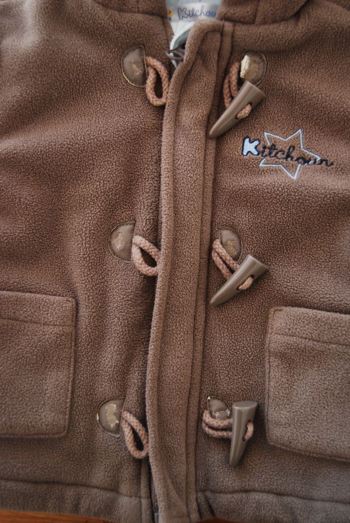 Veste chaude en polaire taille 6 mois marque Kitchoun - photo numéro 3
