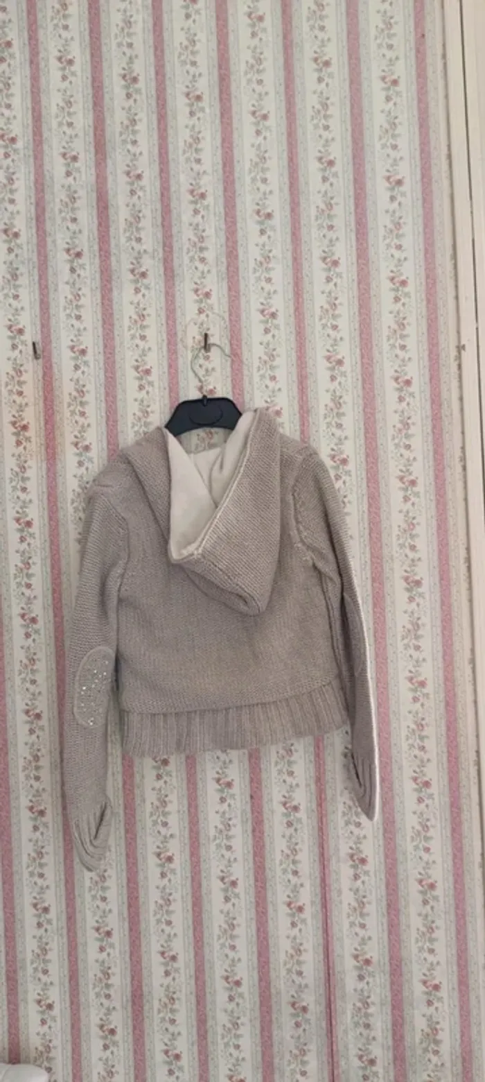 enfant 71- Gilet zippé à capuche, tissaia, 5 ans - photo numéro 5