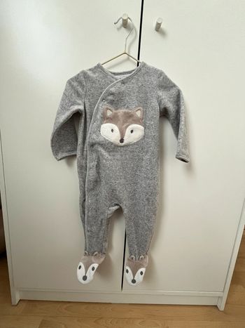 Pyjama velours C&A 6-9 mois 74 cm