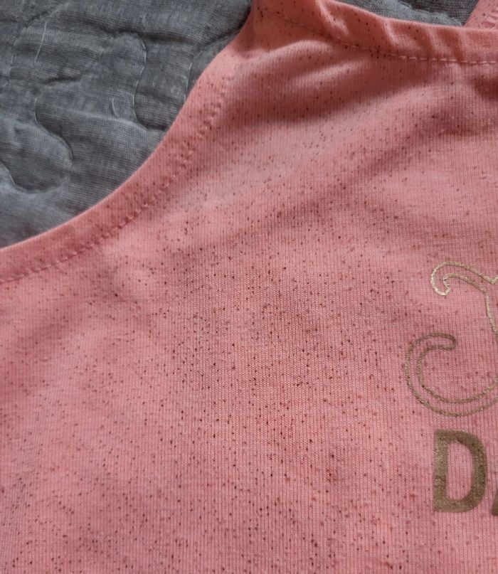 Robe d'été corail pailleté 5 ans - photo numéro 3