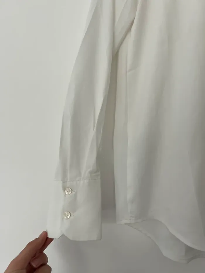 Chemise blanche basique femme Mango - photo numéro 3