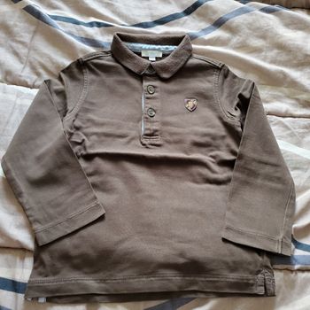 Polo jacadi marron 4ans  (5e)