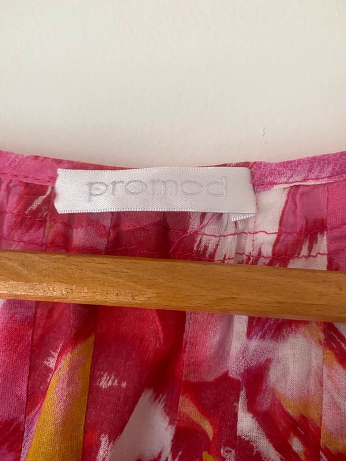 Petite blouse légère en coton avec motif fleuries - photo numéro 3