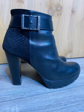 Bottines en cuir