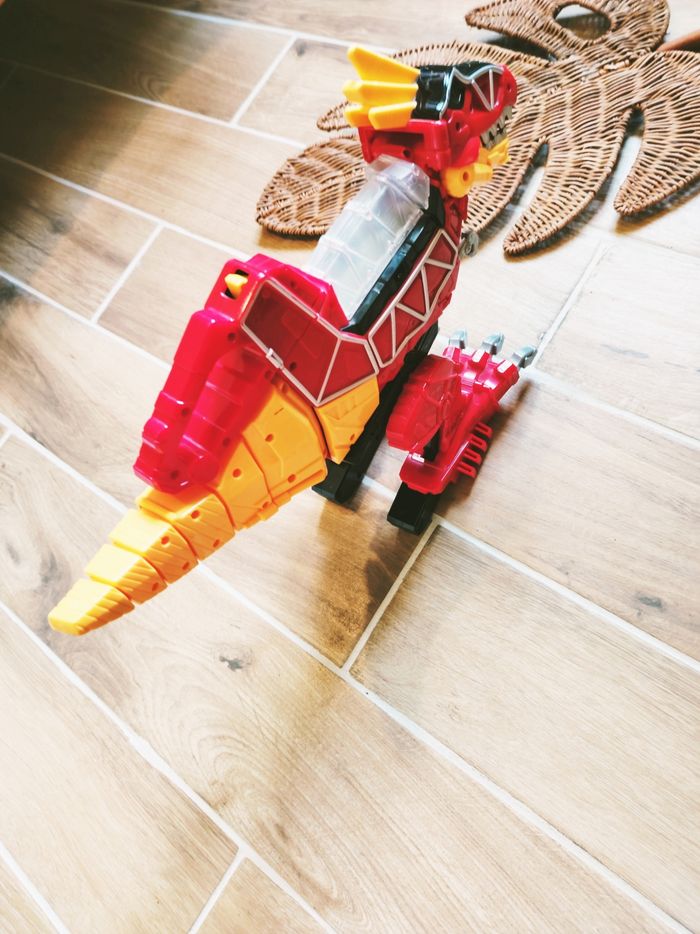 🦕 Power rangers dino charge Rumble r Noar Dinosaure Tyrannosaure t-rex électronique sons et lumières - photo numéro 5