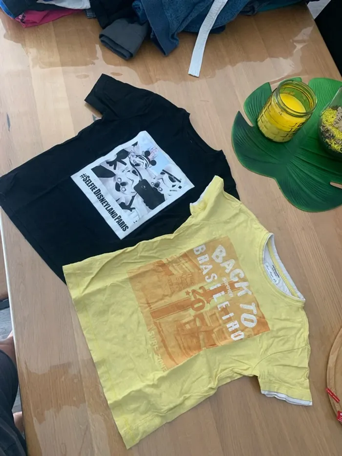 Lot tee shirt 8 ans