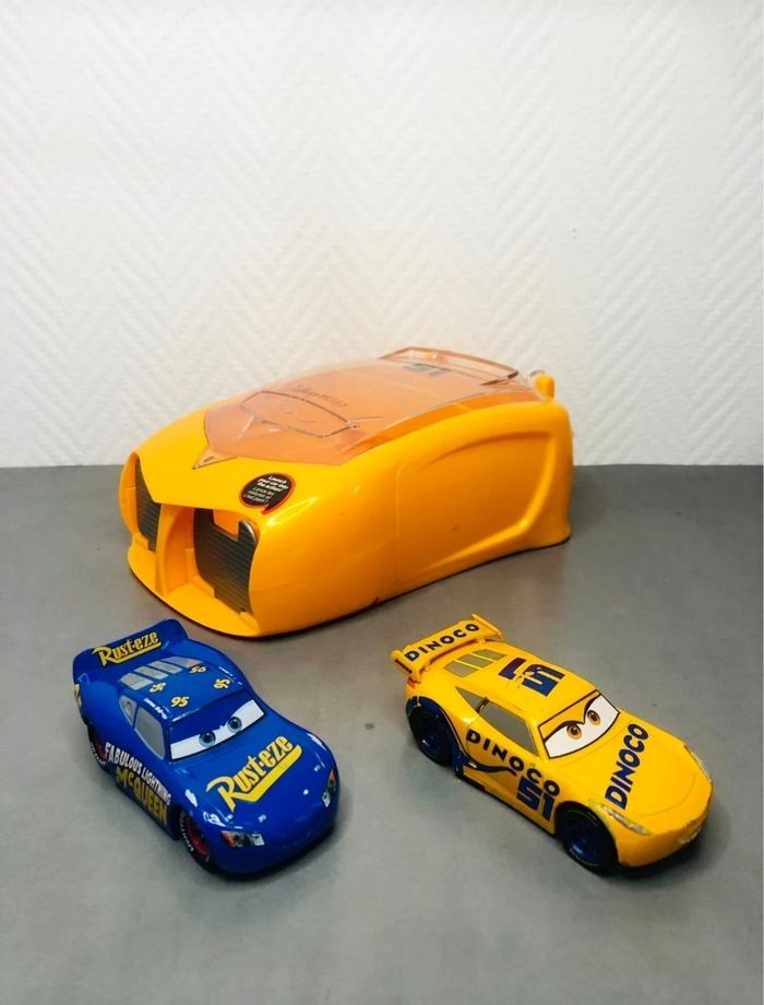 Jeu lanceur voitures Cars 3 Flash McQueen et Cruz Ramirez - photo numéro 7
