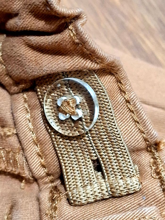 Pantalon jean enfant Kiabi brun – Taille 24 mois - photo numéro 4