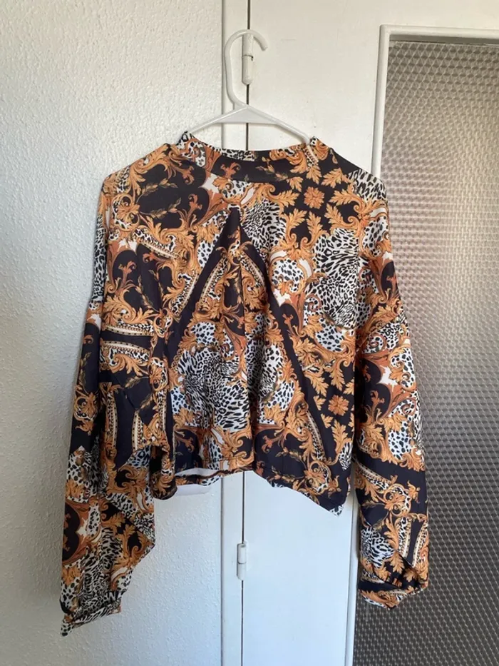 Pull manche ballon taille L