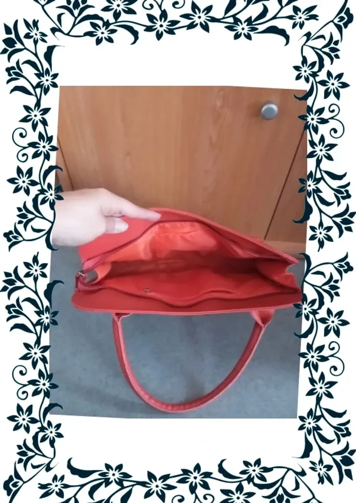 Sac à main et son porte monnaie - photo numéro 4