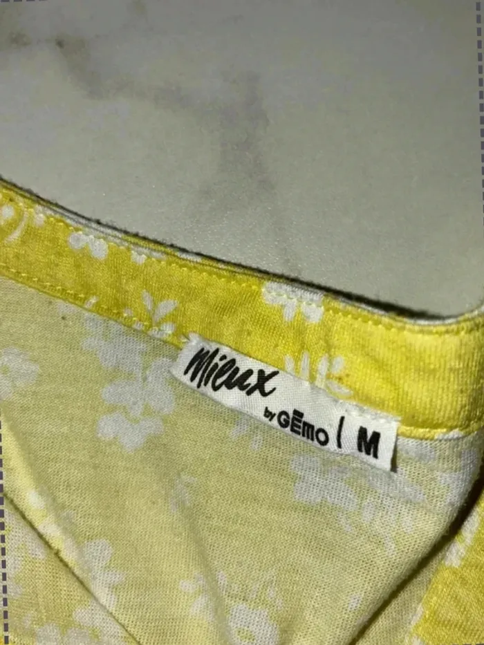 Blouse jaune Gémo taille M - photo numéro 3