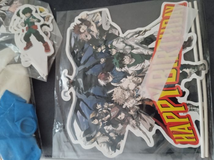 Décoration anniversaire animé MY HERO ACADEMIA - photo numéro 6