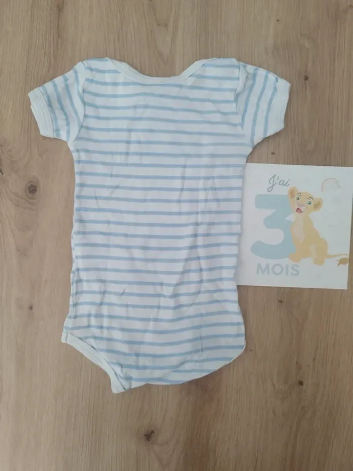 Body manches courtes Petit Bateau - photo numéro 3