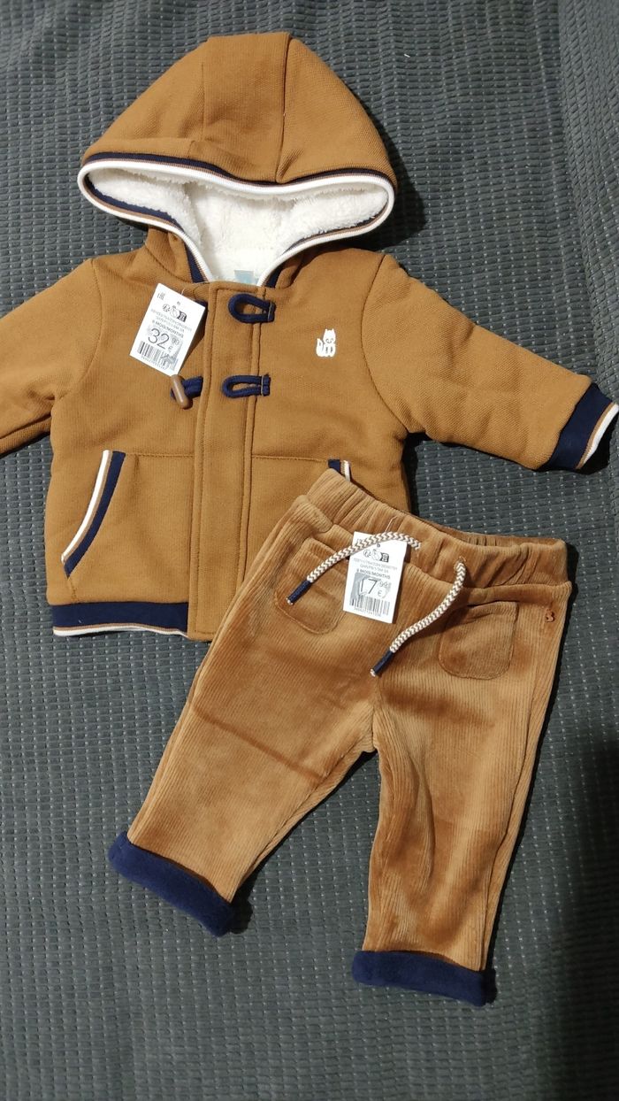 Ensemble bébé garçon 6 mois, Okaïdi